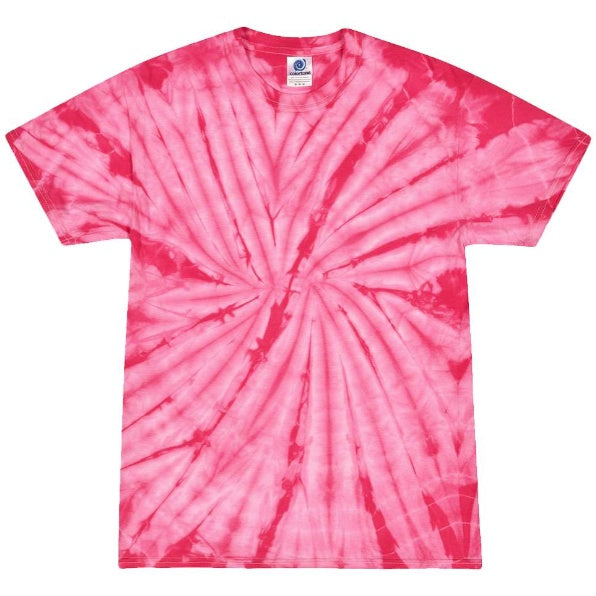 Pink Short Sleeve Tie Dye T-Shirt