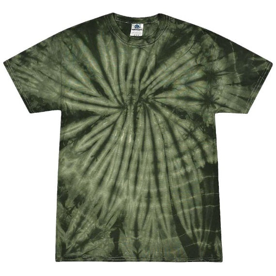 Green Short Sleeve Tie Dye T-Shirt
