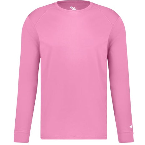 B-Core Pink Performance Long Sleeve T-shirt