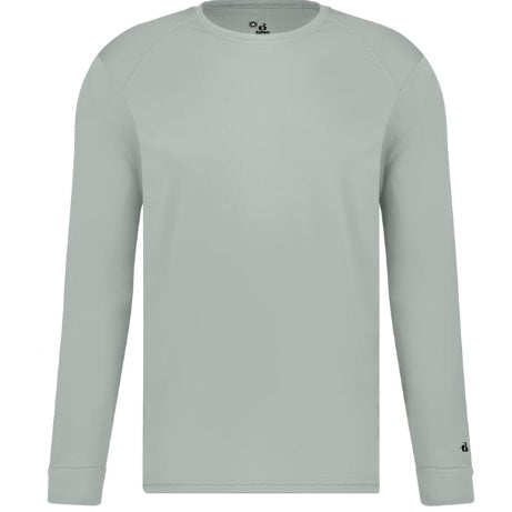 B-Core Silver Performance Long Sleeve T-shirt