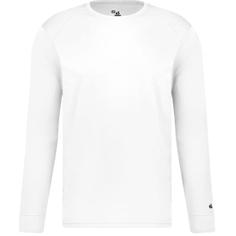 B-Core White Performance Long Sleeve T-shirt