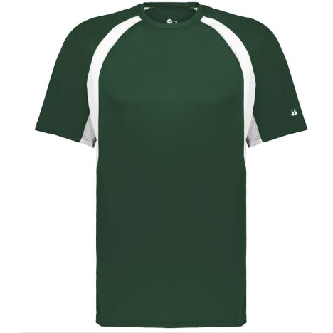 Forest/White Short Sleeve Hook T-Shirt