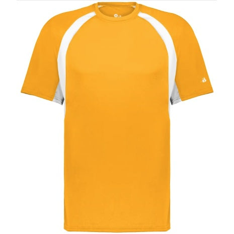 Gold/White Short Sleeve Hook T-Shirt