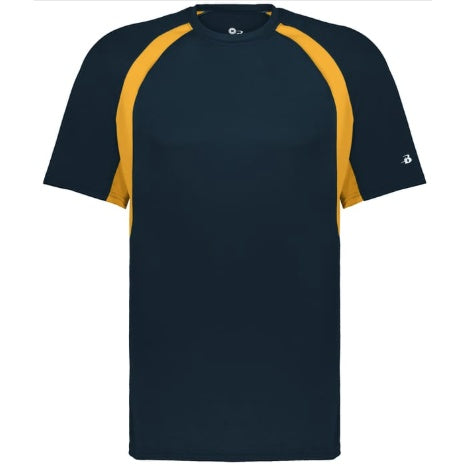 Navy/Gold Short Sleeve Hook T-Shirt