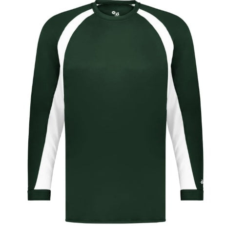 Forest/White Long Sleeve Hook T-Shirt