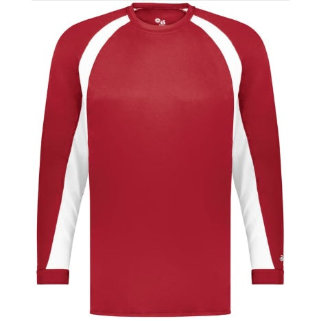 Red/White Long Sleeve Hook T-Shirt