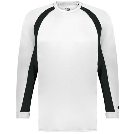 White/Black Long Sleeve Hook T-Shirt