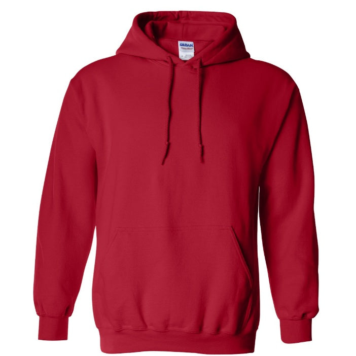 Gildan Heavy Blend Red Pullover hoodie