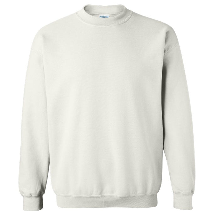 Gildan Heavy Blend White Sweatshirt
