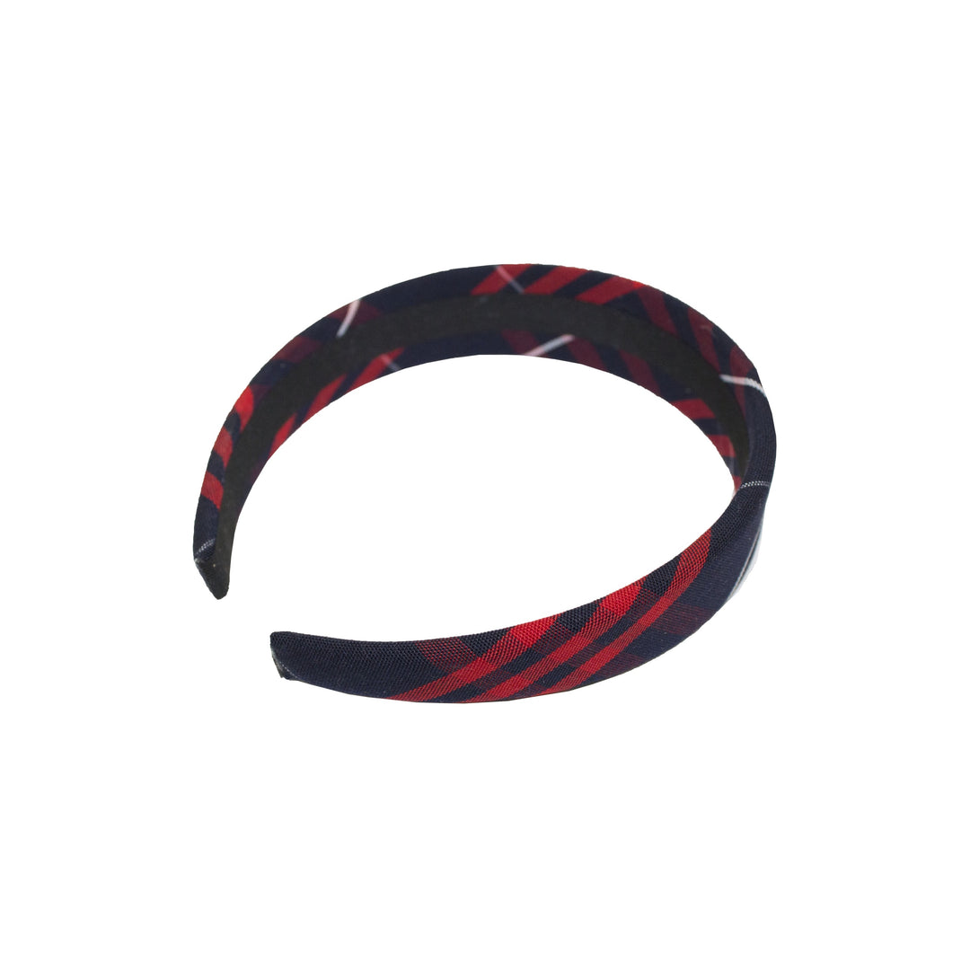 Wide Padded Traditional Plaid Headband