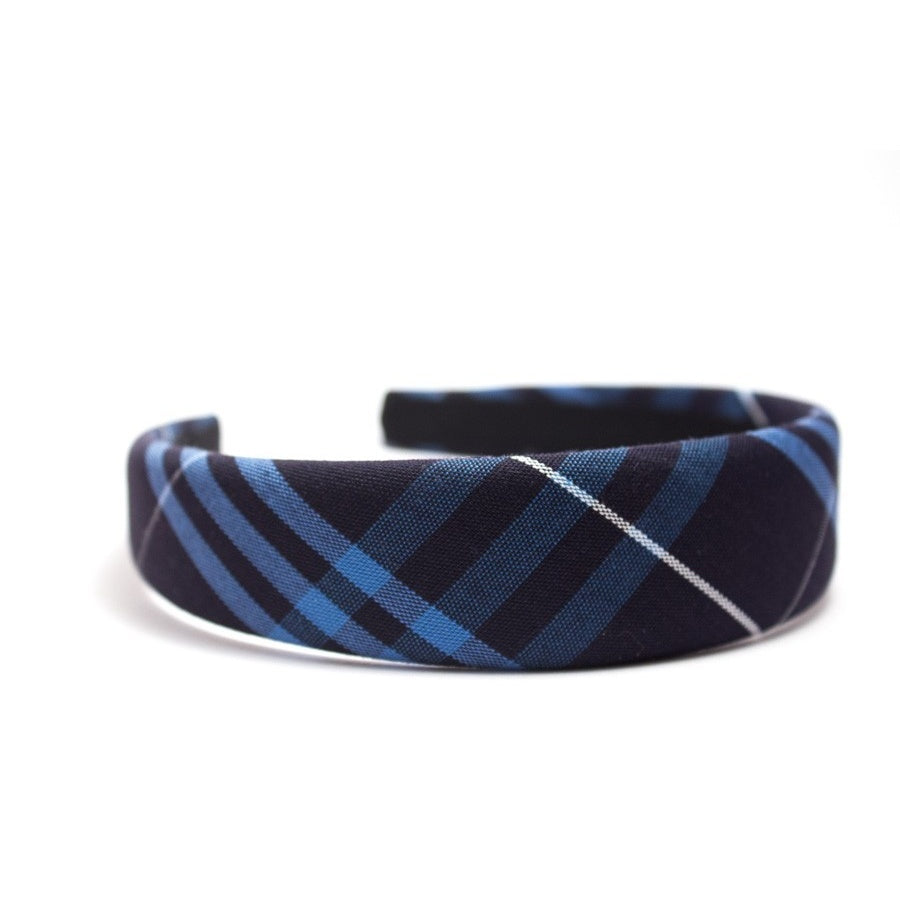 Wide Padded Traditional Plaid Headband