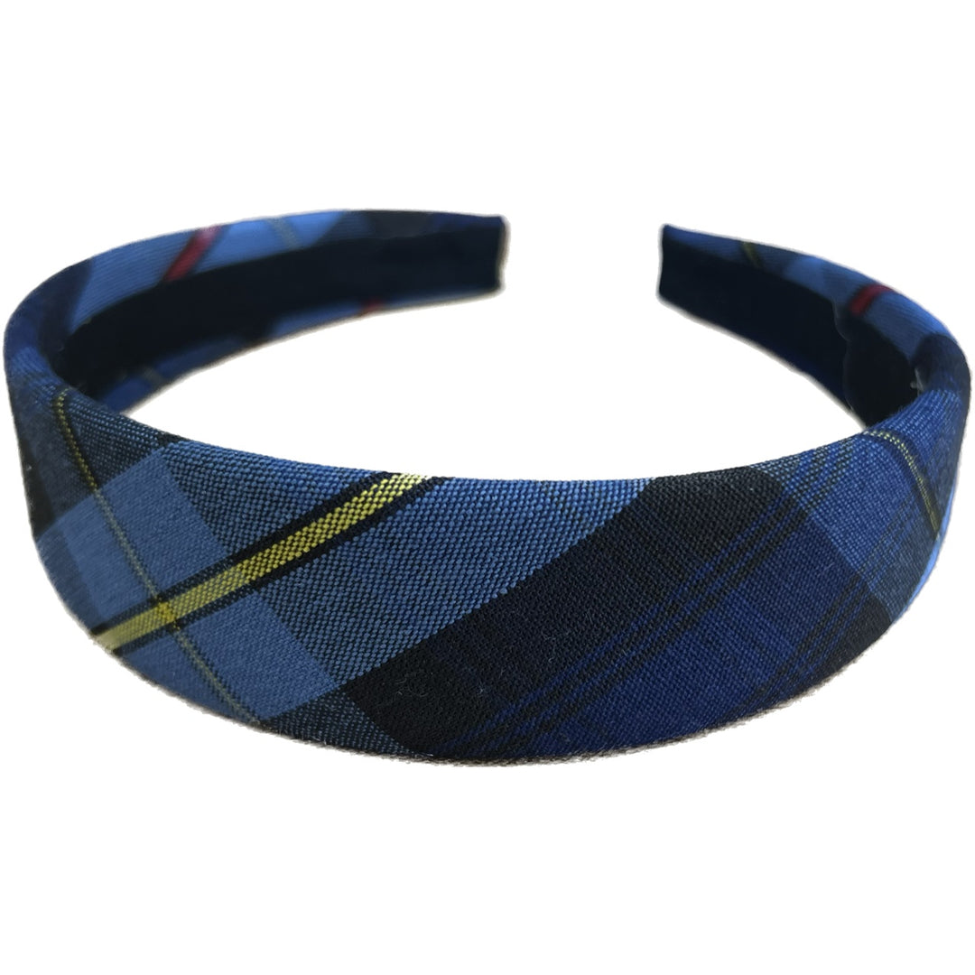 Wide Padded Traditional Plaid Headband