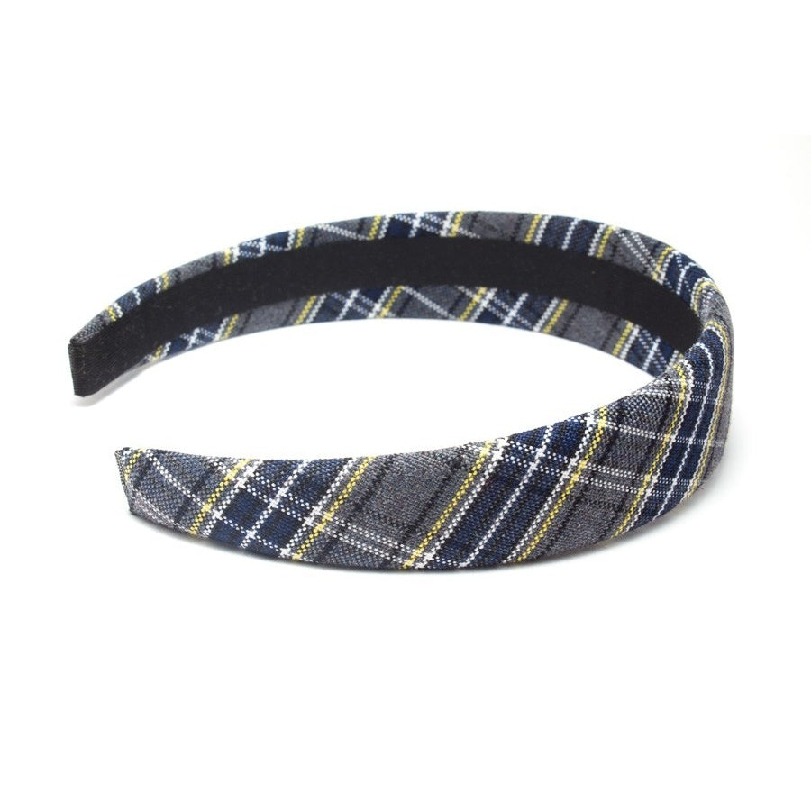 Wide Padded Traditional Plaid Headband