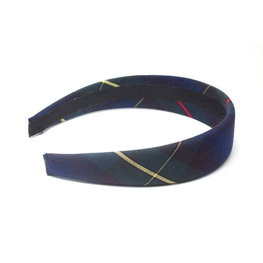 Wide Padded Traditional Plaid Headband