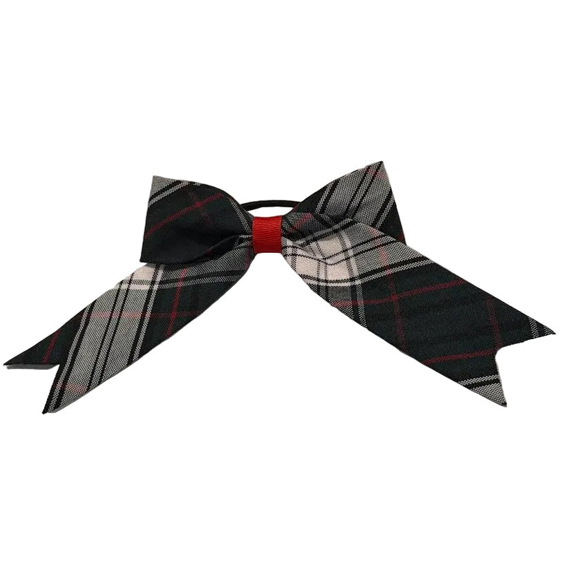 Jumbo Plaid Bow with Tails