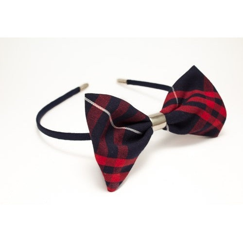 Medium Bow on Covered Headband