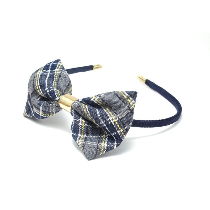 Medium Bow on Covered Headband