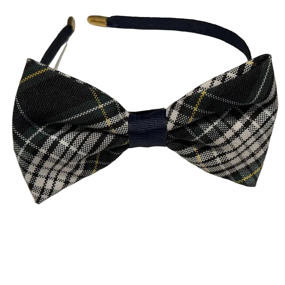 Medium Bow on Covered Headband