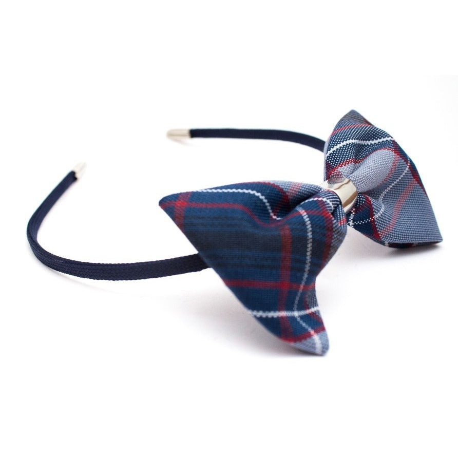 Medium Bow on Covered Headband