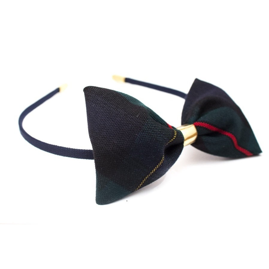 Medium Bow on Covered Headband