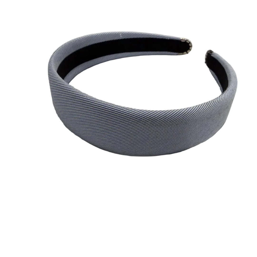 Traditional Padded Headband with Metal Tip Ends