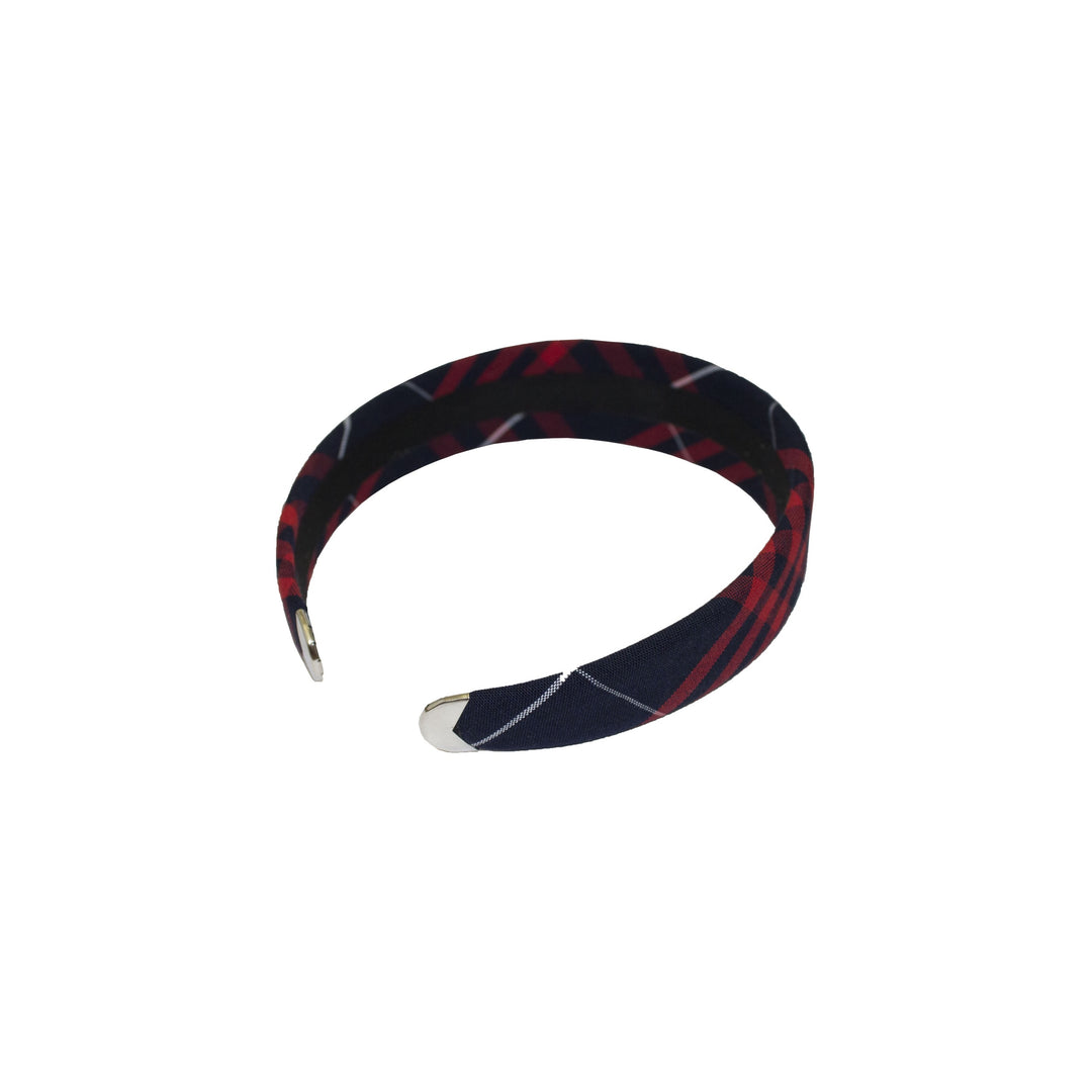 Traditional Padded Headband with Metal Tip Ends