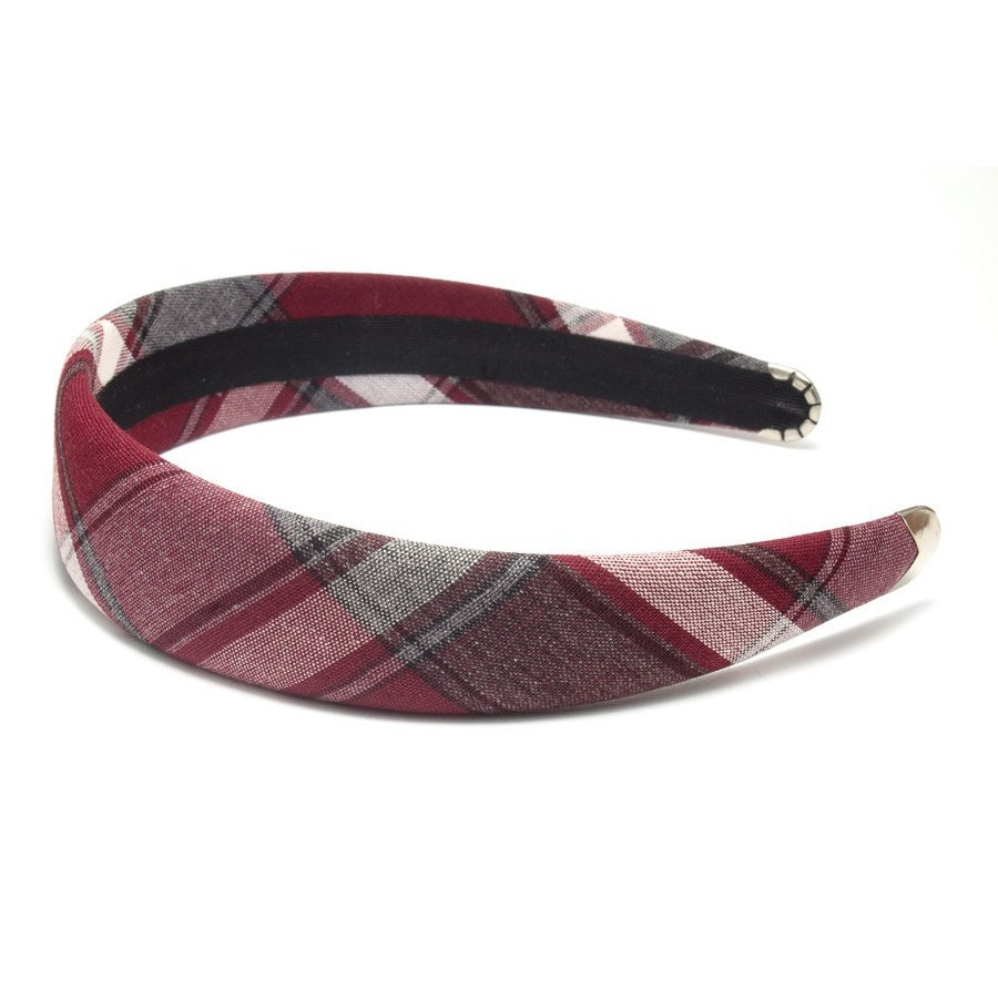 Traditional Padded Headband with Metal Tip Ends