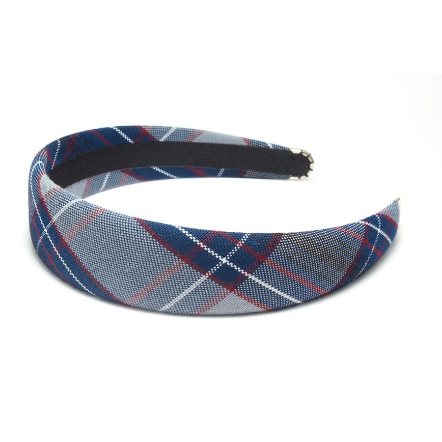 Traditional Padded Headband with Metal Tip Ends
