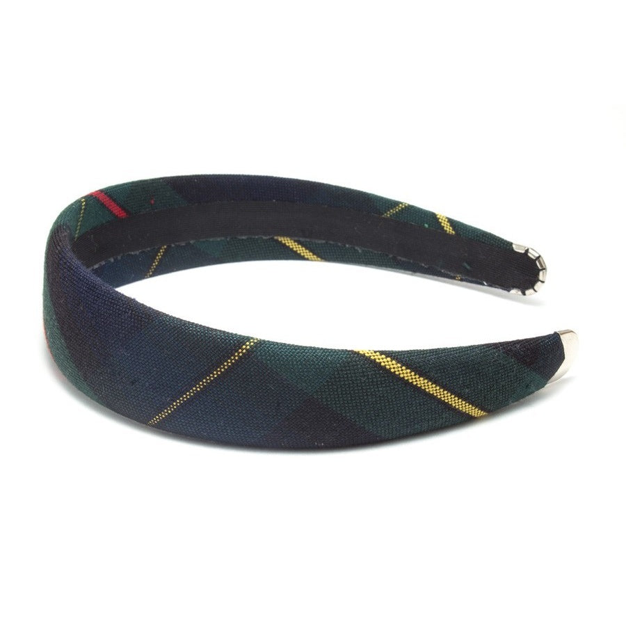 Traditional Padded Headband with Metal Tip Ends