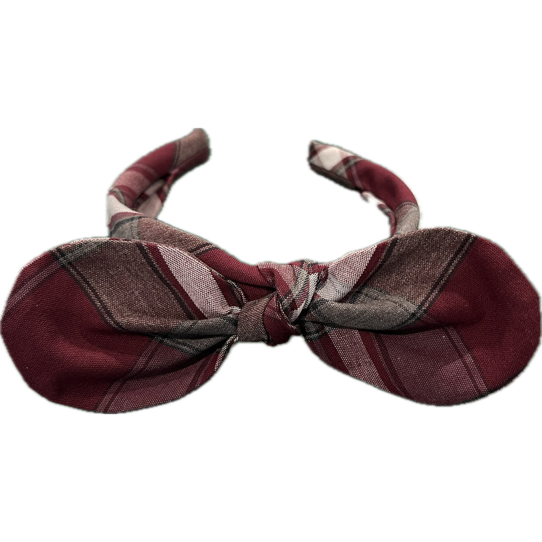 Hourglass Bow on Headband