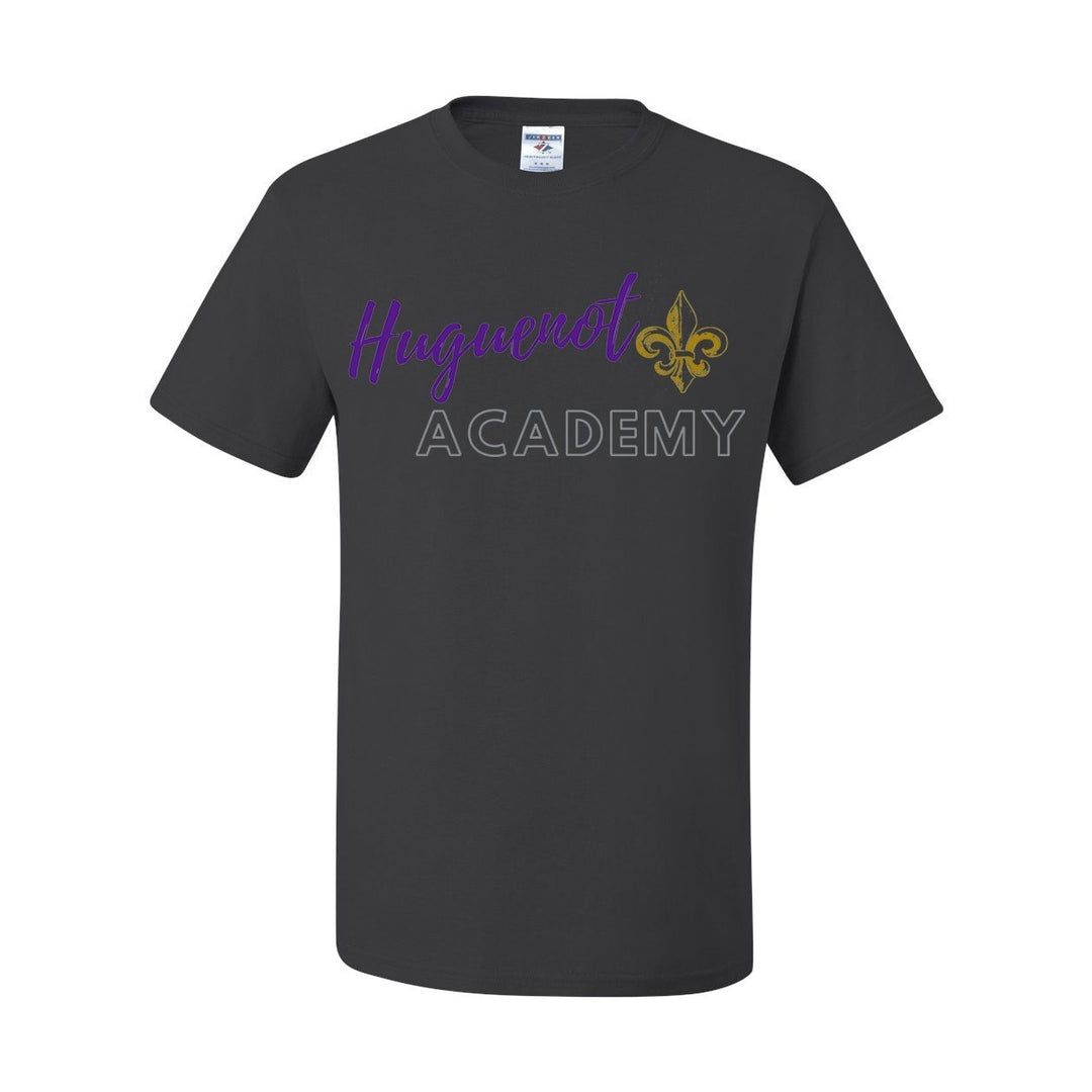 Huguenot Academy Spirit Short Sleeve T-Shirt w/ Logo 
