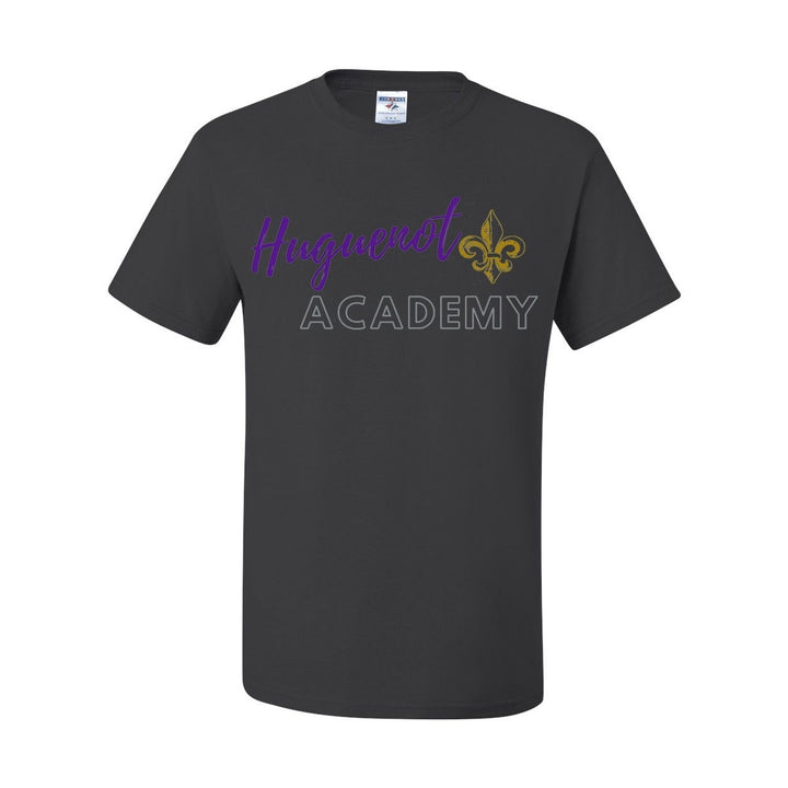 Huguenot Academy Spirit Short Sleeve T-Shirt w/ Logo 