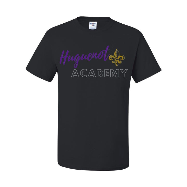 Huguenot Academy Spirit Short Sleeve T-Shirt w/ Logo 