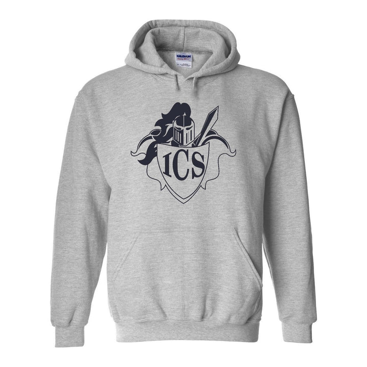 Immaculate Conception School Spirit Pullover Hoodie w/ Navy Shield Logo 