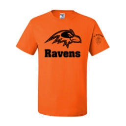 St. Raymond School Spirit Short Sleeve T-Shirt w/ Black Raven Logo 