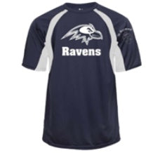 St. Raymond School Spirit Hook Short Sleeve T-shirt w/ White Raven Logo 