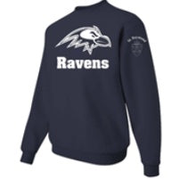 St. Raymond School Spirit Sweatshirt w/ White Raven Logo 