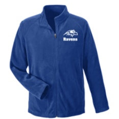 St. Raymond School Youth Zip Fleece w/ White Raven Logo 