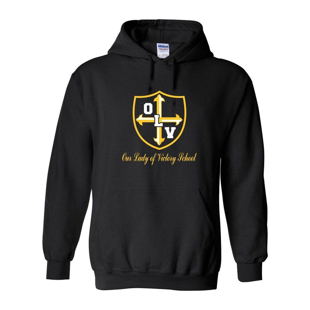 Our Lady of Victory School Spirit Pullover Hoodie w/ Gold Crest Logo 