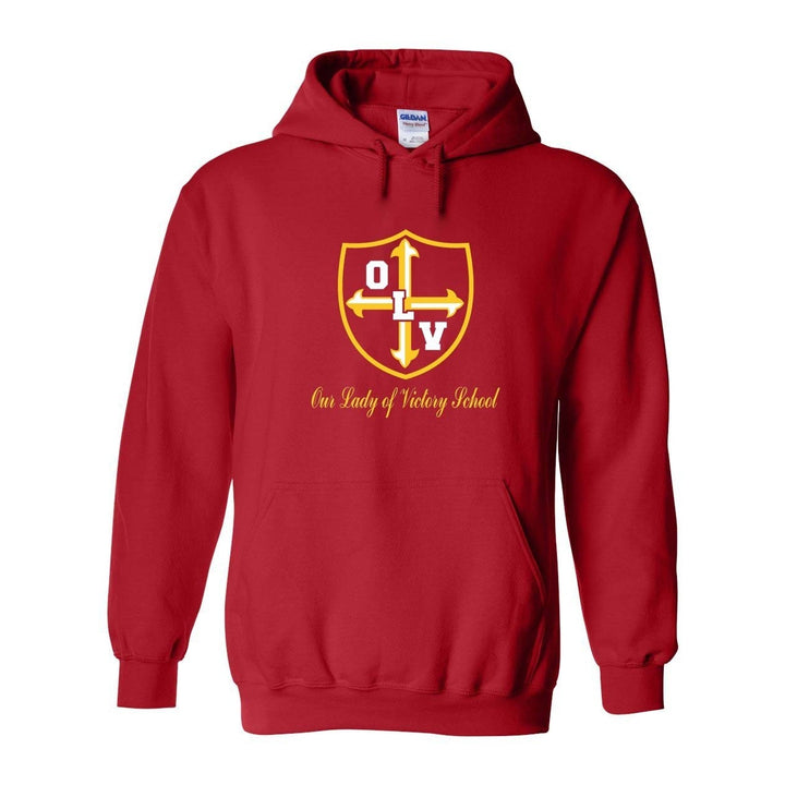 Our Lady of Victory School Spirit Pullover Hoodie w/ Gold Crest Logo 