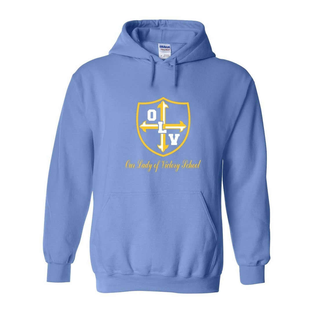 Our Lady of Victory School Spirit Pullover Hoodie w/ Gold Crest Logo 
