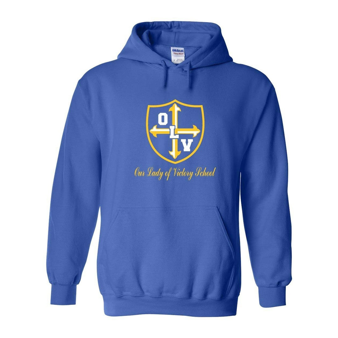 Our Lady of Victory School Spirit Pullover Hoodie w/ Gold Crest Logo 