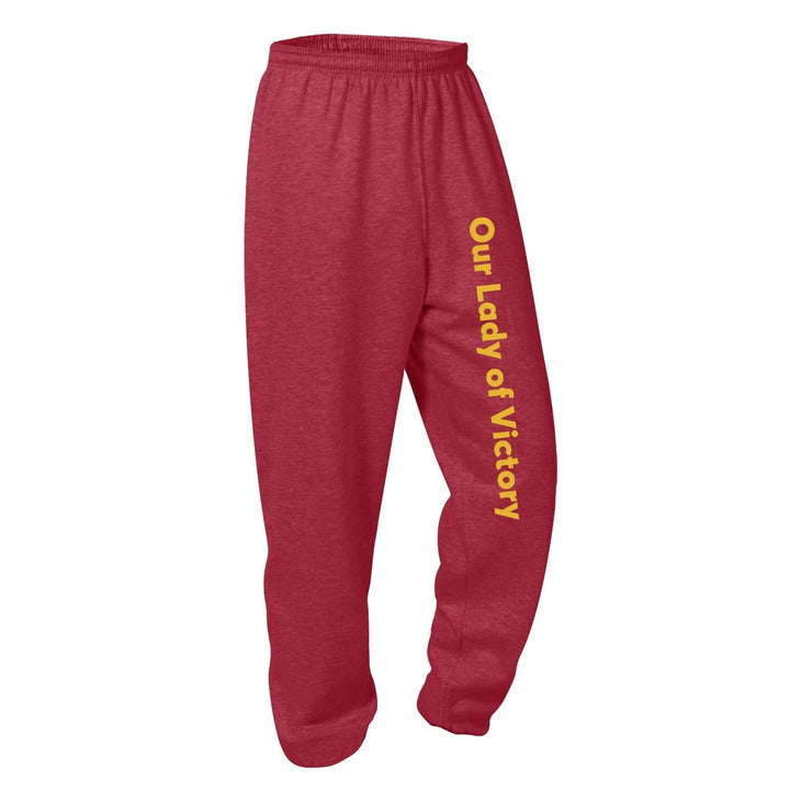 Our Lady of Victory School Spirit Sweatpants w/ School Name Logo 