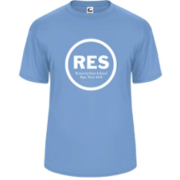 Resurrection School Spirit Performance Short Sleeve T-shirt w/ White RES Logo 
