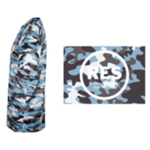Resurrection School Spirit Performance Camo T-shirt w/ Small White RES Logo 