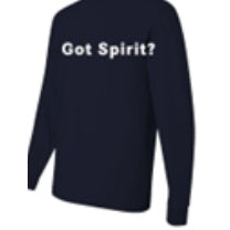 Resurrection School Spirit Long Sleeve T-shirt w/ Got Spirit? Logo 