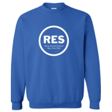 Resurrection School Spirit Sweatshirt w/ White RES Logo 