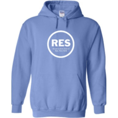 Resurrection School Spirit Pullover Hoodie w/ White RES Logo 