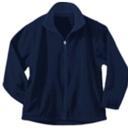 Resurrection School Full Zip Fleece w/ White RES Logo 