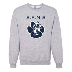 St. Philip Neri School Spirit Sweatshirt w/ Paw Print Logo 